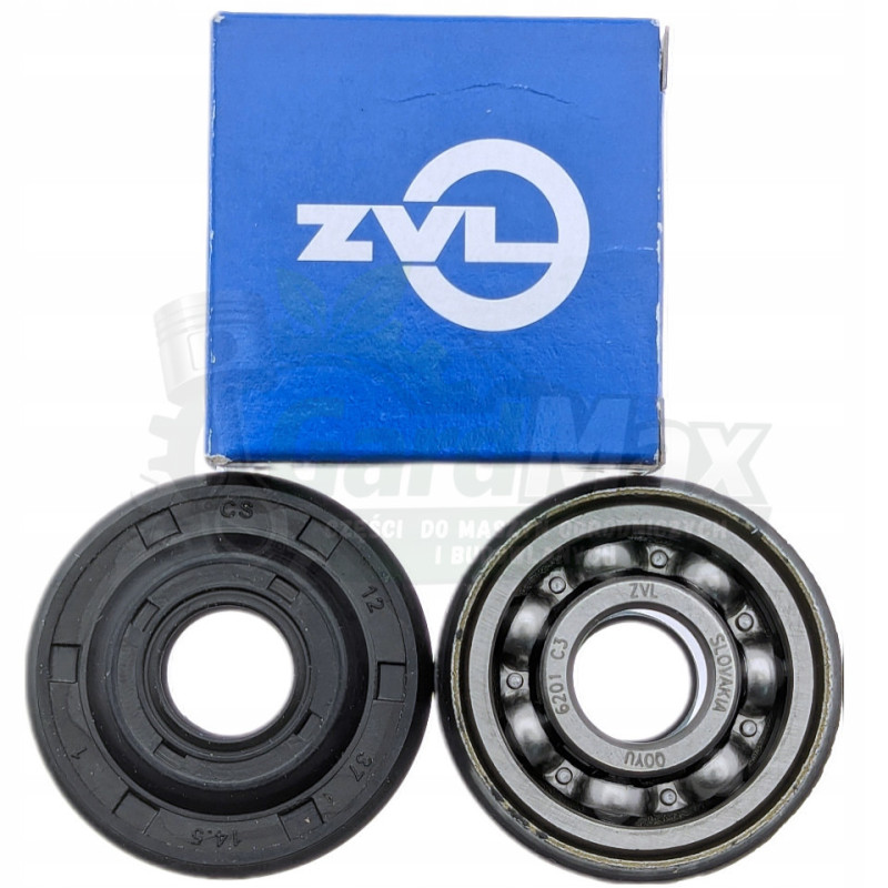 ŁOŻYSKO WAŁU 12x32x10 mm HUSQVARNA PARTNER INNE 6201/C3 + USZCZELNIACZ