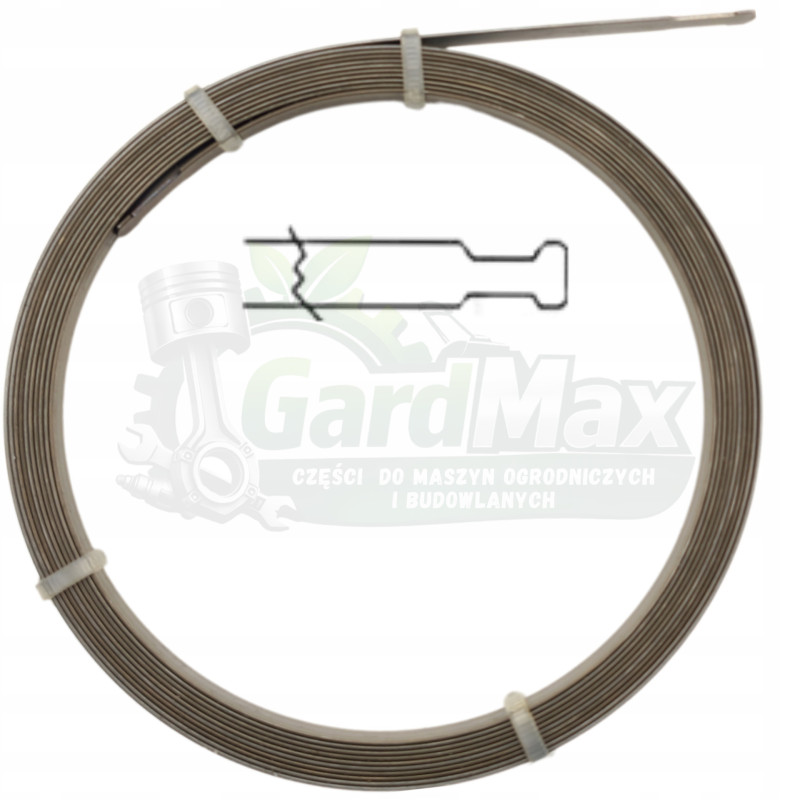 SPRĘŻYNA ROZRUSZNIKA 490179, 294303 DO SILNIKÓW BRIGGS STRATTON 3-6 HP