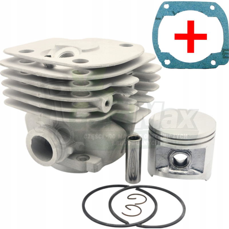 CYLINDER KOMPLET HUSQVARNA 371 372 K XP EPA JONSERED 50 mm CHROM +USZCZELKA