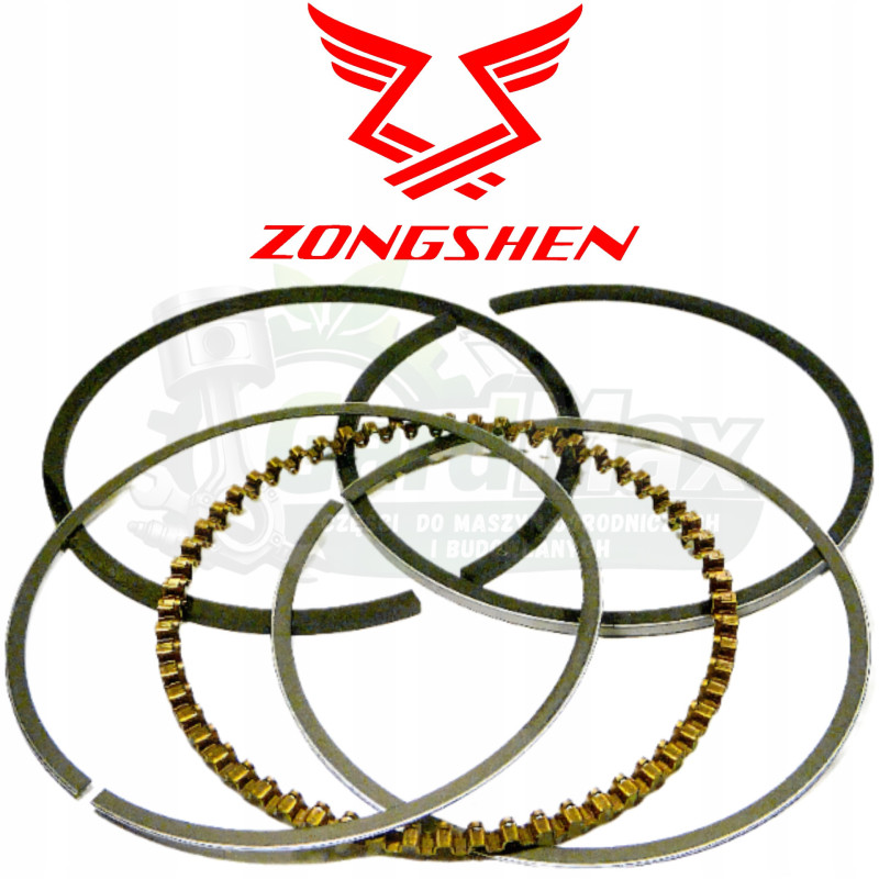 PIERŚCIENIE TŁOKOWE ORYGINAŁ ZONGSHEN XP140 65mm GR. 1,0/1,0/2,4mm