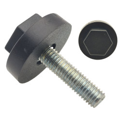 ŚRUBA NOŻA KOSIARKA ELEKTRYCZNA MTD GWINT M10 DŁ. 52,5 mm