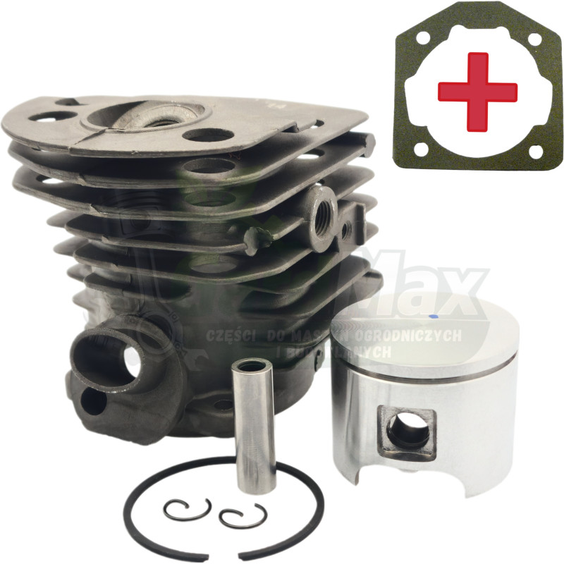 CYLINDER KOMPLET HUSQVARNA 50 51 55 EPA RANCHER 46 mm CHROM +USZCZELKA