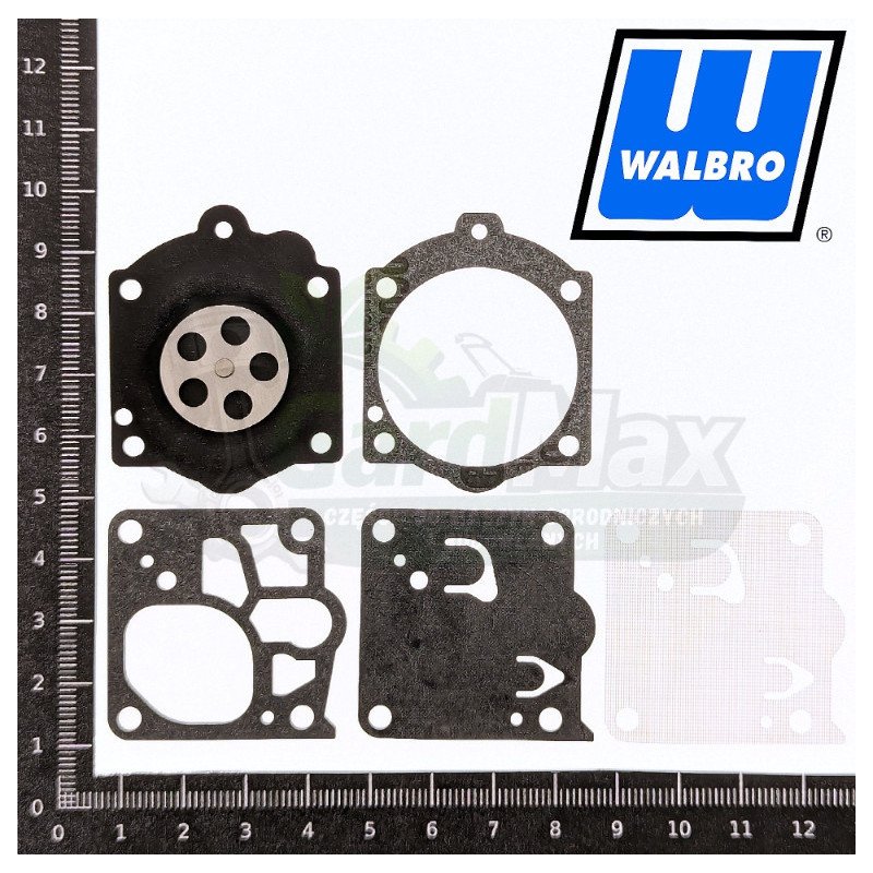 MEMBRANY GAŹNIKA HUSQVARNA PARTNER K1250 SOLO 210 WALBRO D12-WG ORYGINAŁ