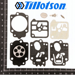 ZESTAW NAPRAWCZY GAŹNIKA DOLMAR 112 113 114 117 TILLOTSON RK-34HK ORYGINAŁ