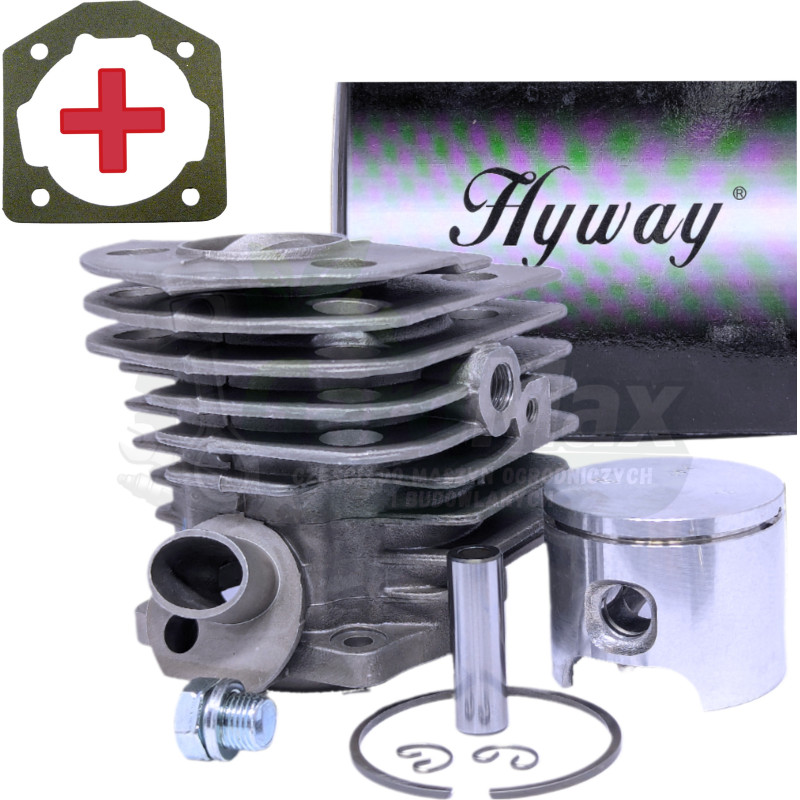 CYLINDER KOMPLET HUSQVARNA 50 51 55 EPA RANCHER 46 mm FLYWAY +USZCZELKA