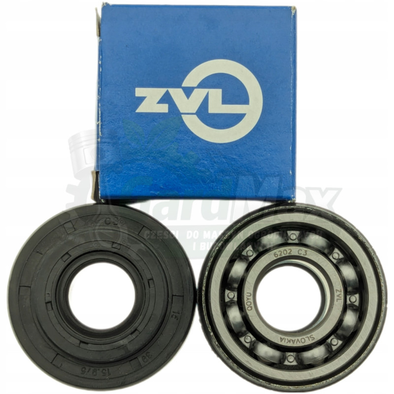 ZESTAW ŁOŻYSK WAŁU Z USZCZELNIACZEM 15x35x11 mm HUSQVARNA INNE 6202/C3