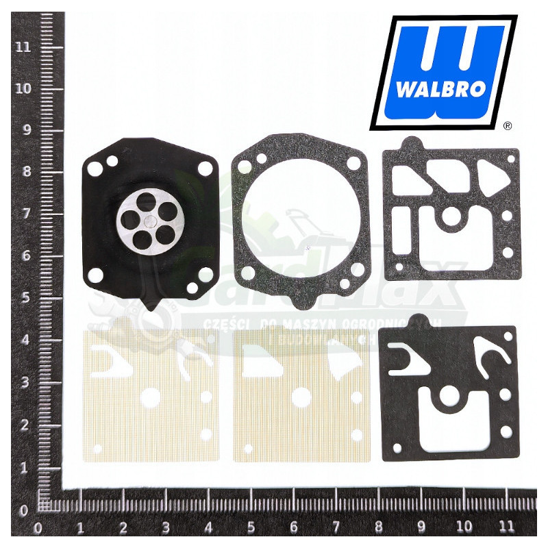 MEMBRANY GAŹNIKA HUSQVARNA 257 250R HONDA SHINDAIWA WALBRO D20-HDA ORYGINAŁ