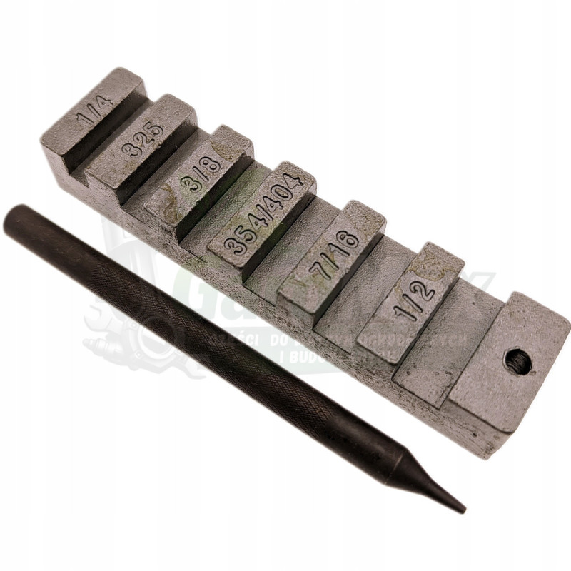 NARZĘDZIE DO NITOWANIA ŁAŃCUCHÓW PILAREK ŁAŃCUCHOWYCH