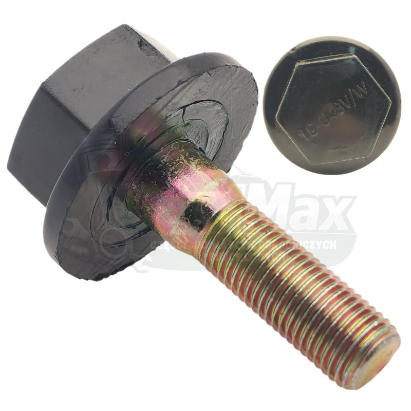 ŚRUBA NOŻA KOSIAREK ELEKTRYCZNYCH CASTELGARDEN ALPINA 3/8" UNF DŁ. 46 mm