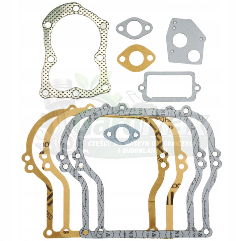 ZESTAW USZCZELEK BRIGGS STRATTON 5 HP MODELE 10 13 POZIOMY WAŁ