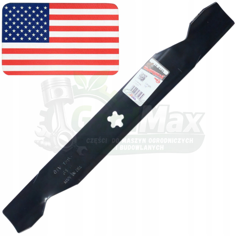 NÓŻ TRAKTOR RALLY HUSQVARNA (DECK 92cm) 18'' 46cm ZBIERAJĄCY BOCZNY USA