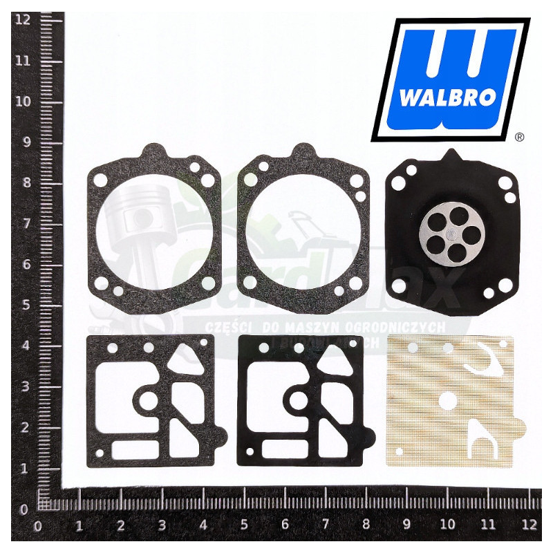 MEMBRANY GAŹNIKA HUSQVARNA 357XP 359XP ROBIN EH12 WALBRO D24-HDA ORYGINAŁ