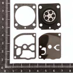 MEMBRANY GAŹNIKA STIHL FS45 FS55 HS81 HS86 C1Q ZAMA GND-89