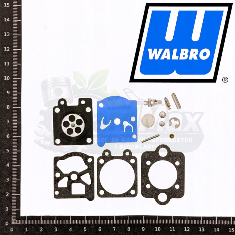 ZESTAW NAPRAWCZY GAŹNIKA DOLMAR MAKITA PS 350 420 WALBRO K10-WTEA ORYGINAŁ