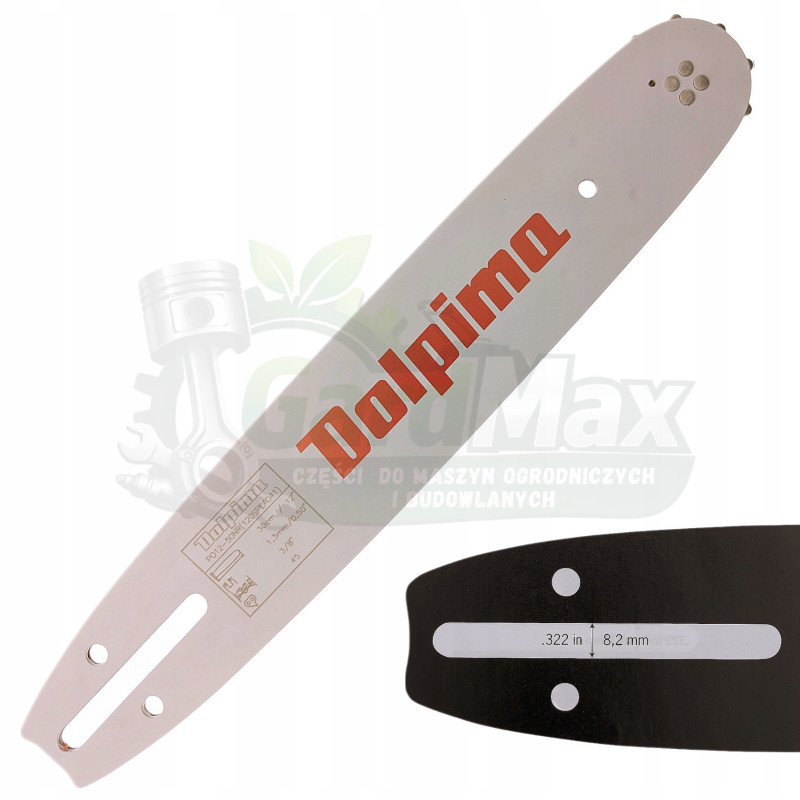 PROWADNICA DO PILARKI ŁAŃCUCHOWEJ 12'' 30 cm HUSQVARNA EFCO DOLPIMA 3/8''