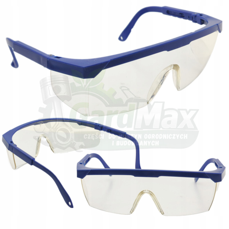 OKULARY OCHRONNE LUX BEZBARWNE REGULOWANE UNIWERSALNE