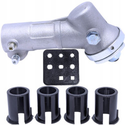 PRZEKŁADNIA KĄTOWA KOSY UNIWERSALNA 24-28 mm 4 TULEJE REDUKCYJNE + WZORNIK