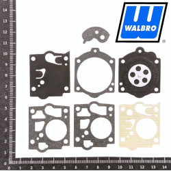 MEMBRANY GAŹNIKA DOLMAR HOMELITE MCCULLOCH PARTNER WALBRO D10-SDC ORYGINAŁ