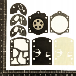 MEMBRANY GAŹNIKA DOLMAR HOMELITE BLACKDEVIL SOLO 210 WALBRO D10-WB