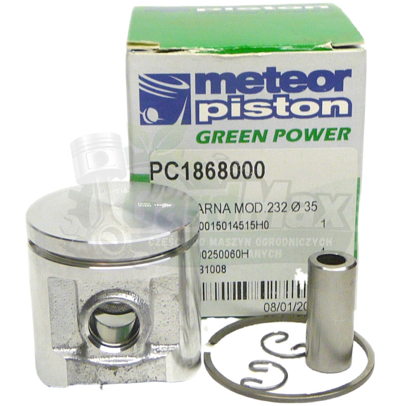 TŁOK KOMPLET HUSQVARNA 232R śr. 35 mm sw. 10 mm Meteor Piston