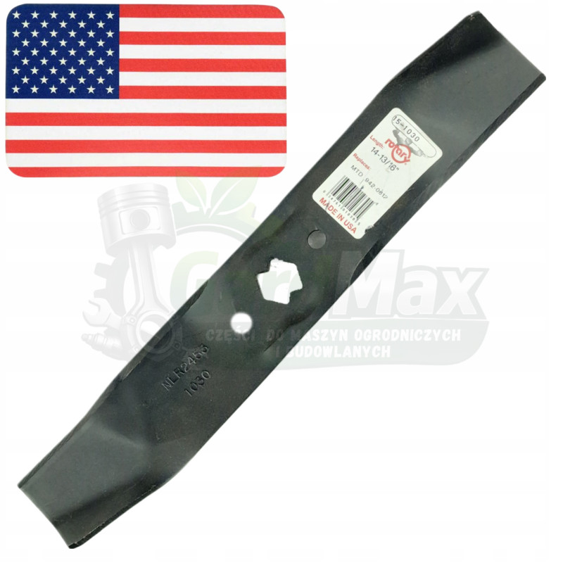 NÓŻ TRAKTOR MTD 116 cm 46 cali (DECK 116 cm 46'') 14,5'' 37,5cm MIELĄCY USA