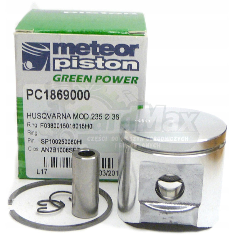 TŁOK KOMPLET HUSQVARNA 235R śr. 38 mm sw. 10 mm Meteor Piston