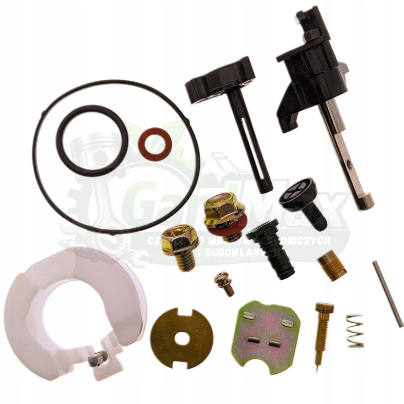 ZESTAW NAPRAWCZY GAŹNIKA DO HONDA GX160 Z PŁYWAKIEM I AKCESORIAMI