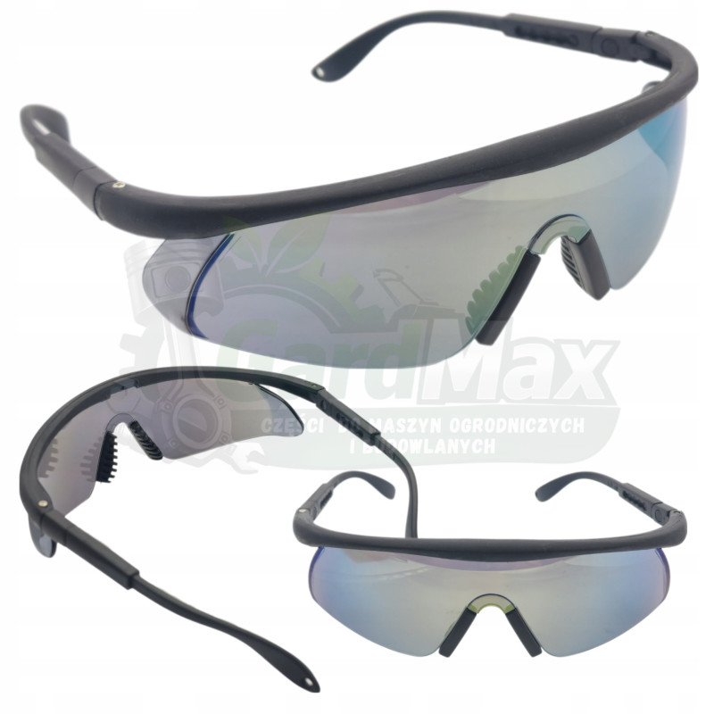 OKULARY OCHRONNE LUSTRZANE REGULOWANE UNIWERSALNE
