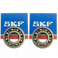 ZESTAW ŁOŻYSK WAŁU 12x32x10 mm HUSQVARNA PARTNER INNE 6201/C3 SKF