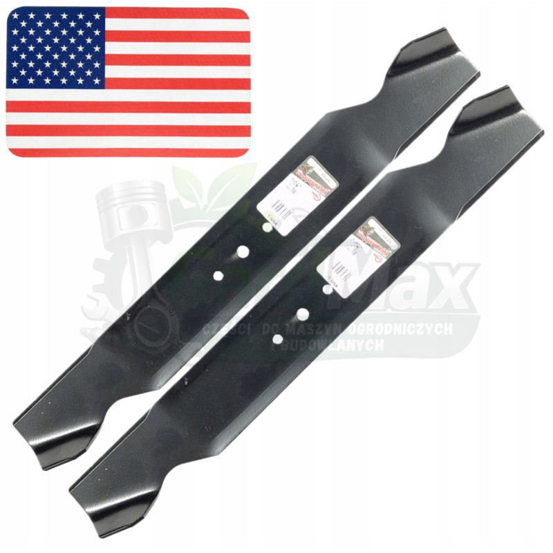 NOŻE TRAKTOR MTD (DECK 107 cm 42'') 21'' 53,5 cm TNĄCE BOCZNY USA 2szt