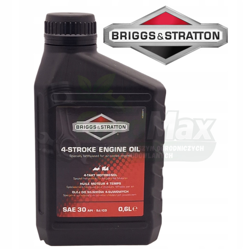 OLEJ SILNIKOWY 0,6L API SJ/CD BRIGGS & STRATTON SAE 30 ORYGINAŁ