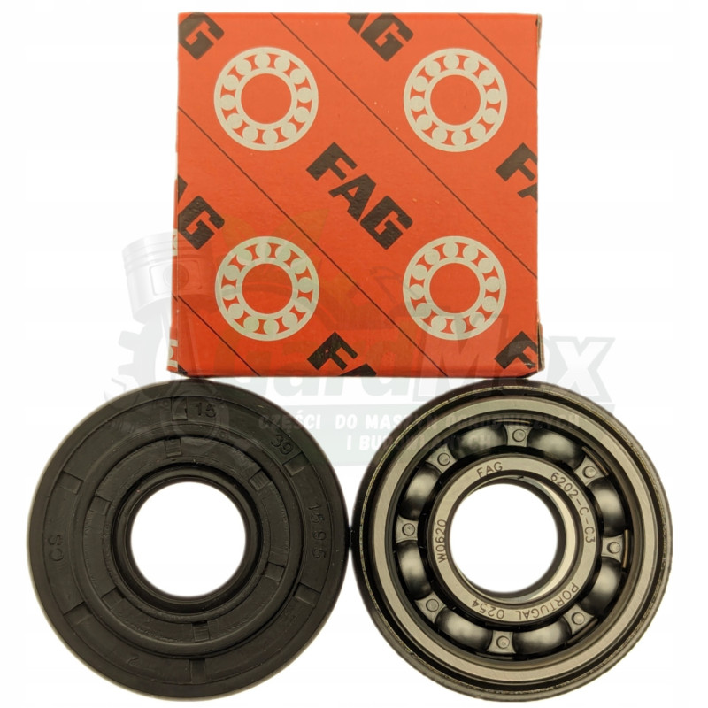 ZESTAW ŁOŻYSK WAŁU Z USZCZELNIACZEM 15x35x11 mm HUSQVARNA INNE 6202/C3