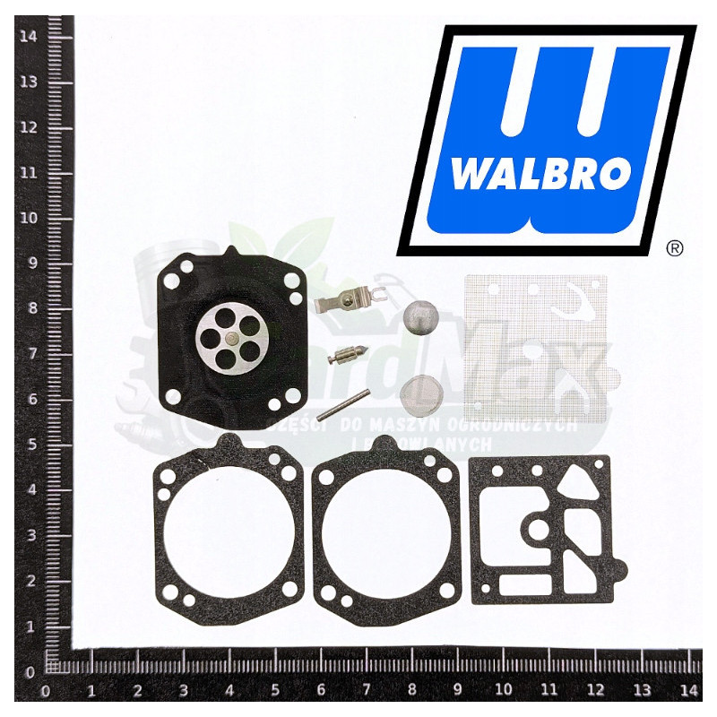 ZESTAW NAPRAWCZY GAŹNIKA HUSQVARNA 346 357 359 EMAK WALBRO K24-HDA ORYGINAŁ