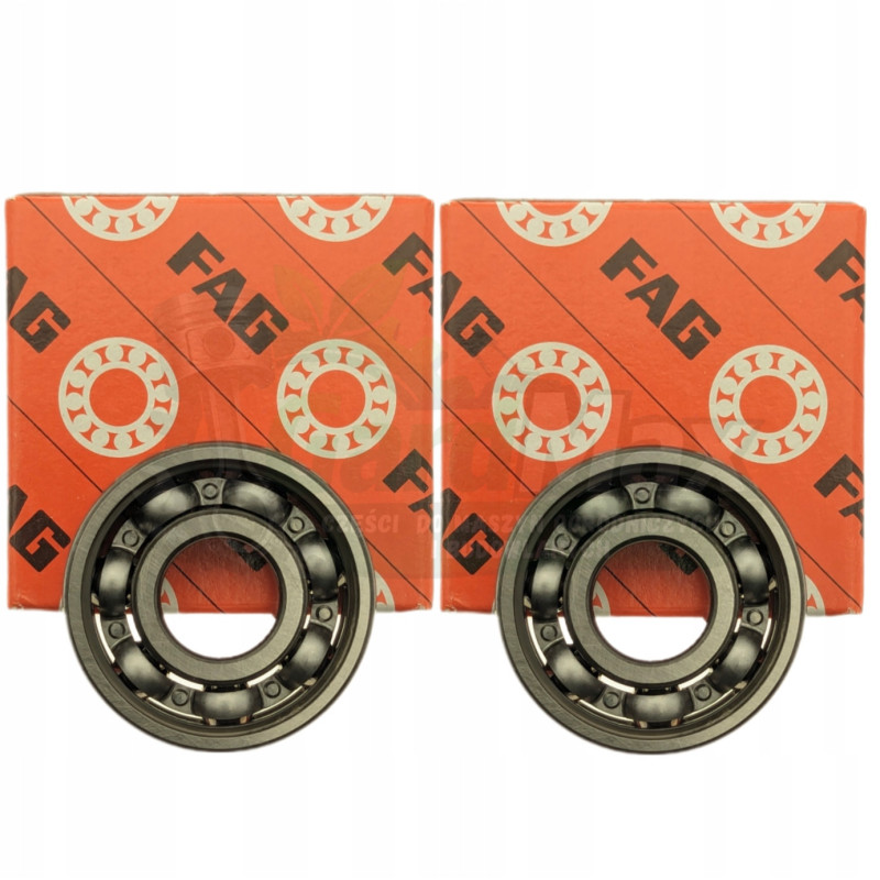 ZESTAW ŁOŻYSK WAŁU 12x32x10 mm HUSQVARNA PARTNER INNE 6201/C3 FAG