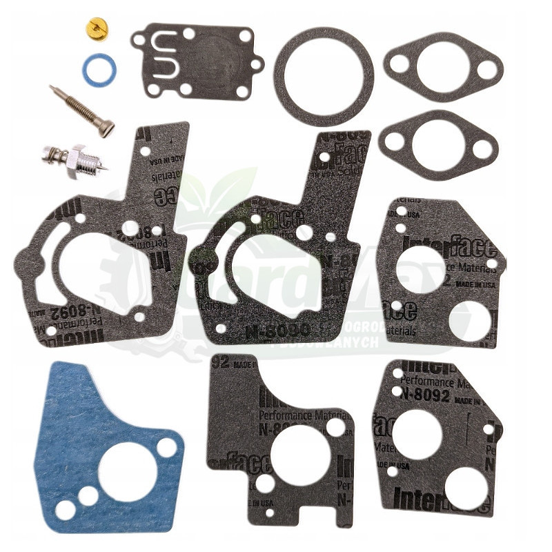 ZESTAW NAPRAWCZY GAŹNIKA 3-4 HP BRIGGS&STRATTON WAŁ POZIOMY 494624, 495606