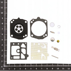 ZESTAW NAPRAWCZY GAŹNIKA HUSQVARNA JOHNDEERE DOLMAR EMAK WALBRO K22-HDA