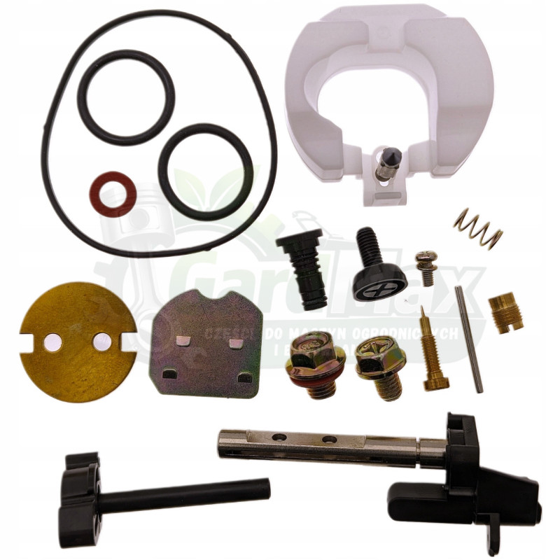 ZESTAW NAPRAWCZY GAŹNIKA DO HONDA GX390 Z PŁYWAKIEM I AKCESORIAMI