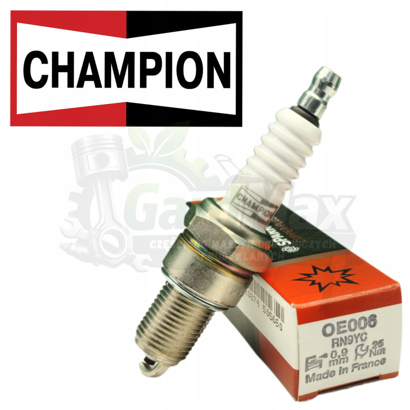 ŚWIECA ZAPŁONOWA CHAMPION RN9YC M14 HONDA GCV135 GCV160 STIGA GGP ALPINA