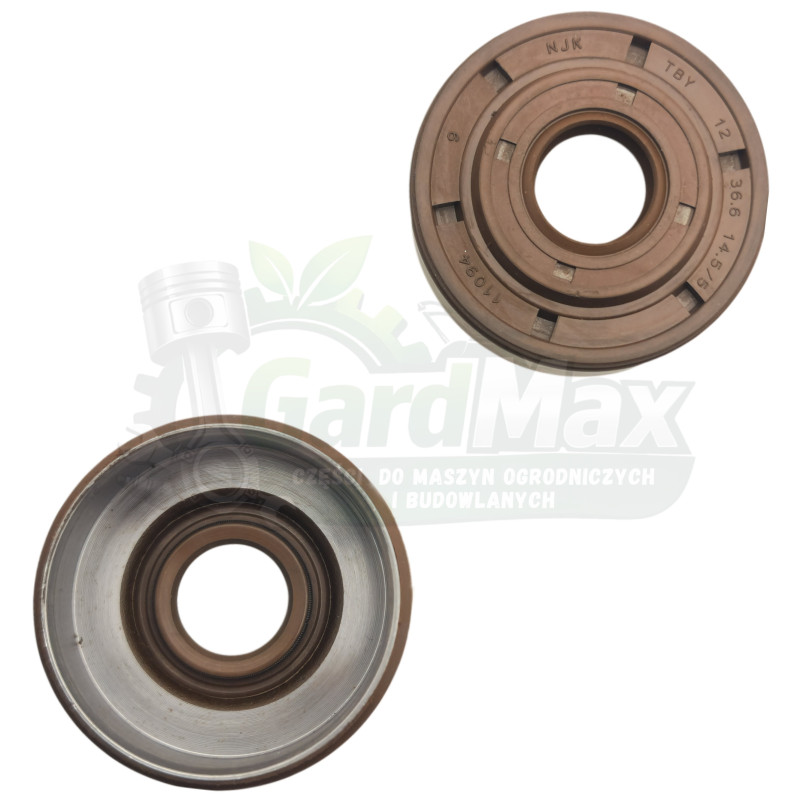 USZCZELNIACZE WAŁU 12x37x14,5mm PARTNER 351 HUSQVARNA 136 137 141 142 2szt.