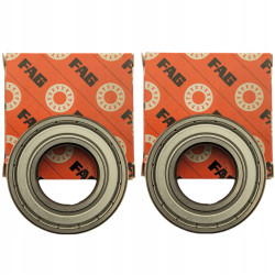 ZESTAW ŁOŻYSK WAŁU 25x52x15mm 6205 2Z ZZ FAG 2 SZTUKI