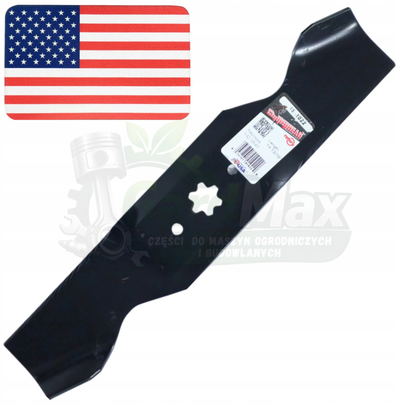 NÓŻ KOSIARKA MTD YARDMAN (DECK 116 cm 46'') 15'' 37,7 cm TNĄCY BOCZNY