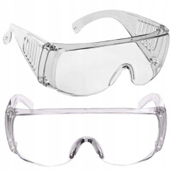 OKULARY OCHRONNE BEZBARWNE UNIWERSALNE