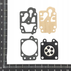 MEMBRANY GAŹNIKA KOSY CHIŃSKIE 26cc 32cc 43cc 52cc WALBRO WYJ