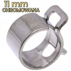 OPASKA ZACISKOWA CHROMOWANA 11 mm