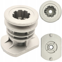 UCHWYT NOŻA PIASTA ALPINA CASTEL GARDEN STIGA HONDA INNE Z NAPEDEM 25,4 mm