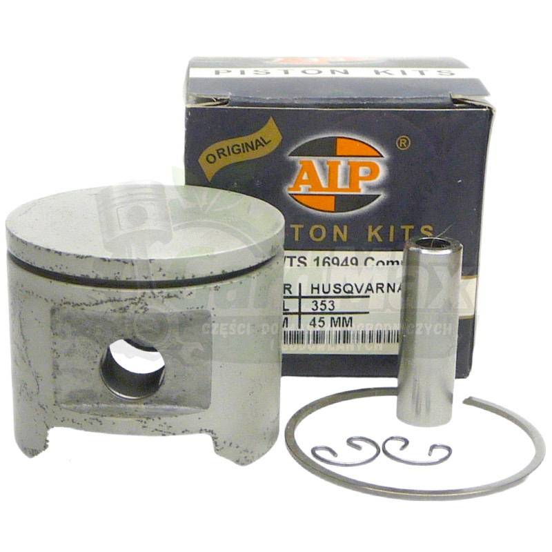 TŁOK KOMPLET 45mm HUSQVARNA 353 537223602 SW. 10mm AIP