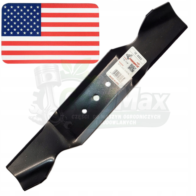 NÓŻ TRAKTOR MTD WYRZUT YARDMAN (DECK 116 cm 46'') 16'' 41,3 cm TNĄCY USA