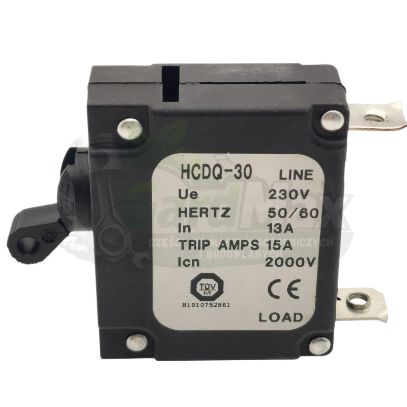 BEZPIECZNIK 13A DO AGREGATU PRĄDOTWÓRCZEGO