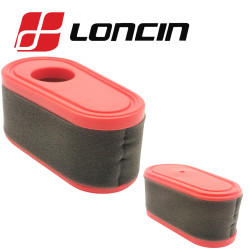 FILTR POWIETRZA SILNIK LONCIN LC1P75F 6 HP / 224 cc ORYGINAŁ + WSTĘPNY