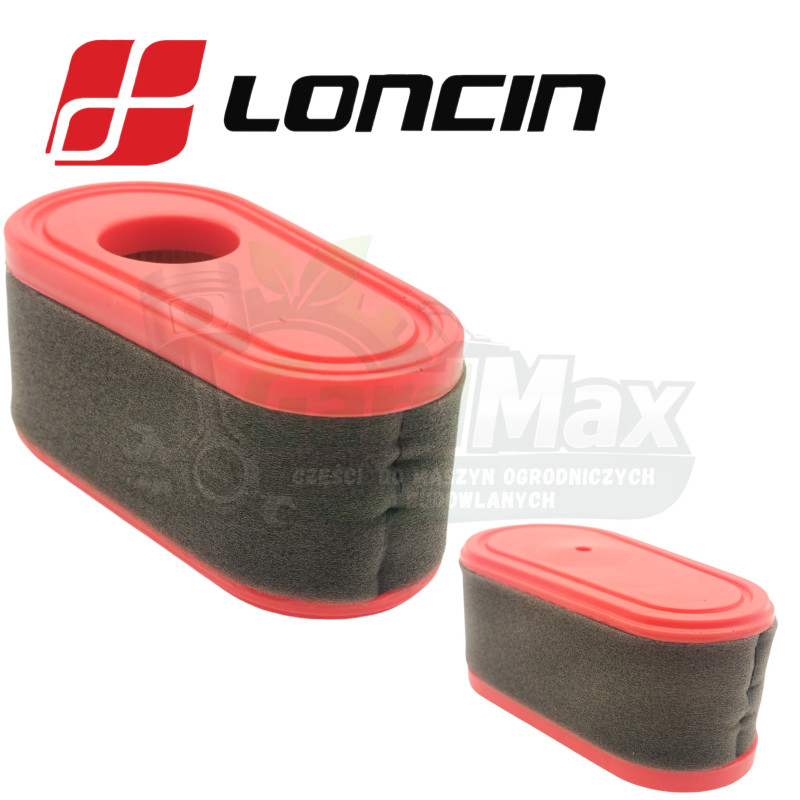FILTR POWIETRZA SILNIK LONCIN LC1P75F 6 HP / 224 cc ORYGINAŁ + WSTĘPNY